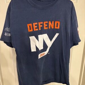 Defend NY Islanders Short Sleeve Tee